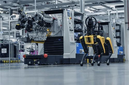 寶馬工廠 新員工 機(jī)器狗上線 可及時檢測安全隱患