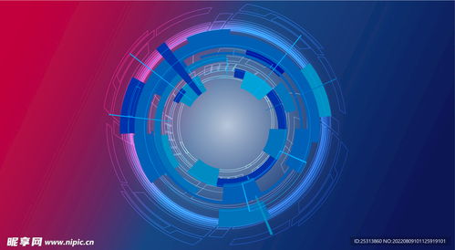 科技背景元素設(shè)計圖